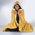 Custom Rugby Southern Hemisphere Hooded Blanket Argentina AUNZ South Africa Mascot Gold - Wonder Print Shop