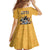 Custom Rugby Southern Hemisphere Kid Short Sleeve Dress Argentina AUNZ South Africa Mascot Gold - Wonder Print Shop
