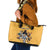 Custom Rugby Southern Hemisphere Leather Tote Bag Argentina AUNZ South Africa Mascot Gold - Wonder Print Shop