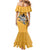 Custom Rugby Southern Hemisphere Mermaid Dress Argentina AUNZ South Africa Mascot Gold - Wonder Print Shop