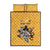 Custom Rugby Southern Hemisphere Quilt Bed Set Argentina AUNZ South Africa Mascot Gold - Wonder Print Shop