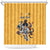 Custom Rugby Southern Hemisphere Shower Curtain Argentina AUNZ South Africa Mascot Gold - Wonder Print Shop