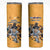 Custom Rugby Southern Hemisphere Skinny Tumbler Argentina AUNZ South Africa Mascot Gold - Wonder Print Shop