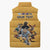 Custom Rugby Southern Hemisphere Sleeveless Puffer Jacket Argentina AUNZ South Africa Mascot Gold - Wonder Print Shop