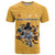 Custom Rugby Southern Hemisphere T Shirt Argentina AUNZ South Africa Mascot Gold - Wonder Print Shop