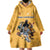 Custom Rugby Southern Hemisphere Wearable Blanket Hoodie Argentina AUNZ South Africa Mascot Gold - Wonder Print Shop