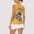Custom Rugby Southern Hemisphere Women Sleeveless Polo Shirt Argentina AUNZ South Africa Mascot Gold - Wonder Print Shop