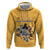 Custom Rugby Southern Hemisphere Zip Hoodie Argentina AUNZ South Africa Mascot Gold - Wonder Print Shop