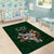 Custom Rugby Southern Hemisphere Area Rug Argentina AUNZ South Africa Mascot Green - Wonder Print Shop