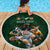 Custom Rugby Southern Hemisphere Beach Blanket Argentina AUNZ South Africa Mascot Green - Wonder Print Shop