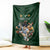 Custom Rugby Southern Hemisphere Blanket Argentina AUNZ South Africa Mascot Green - Wonder Print Shop