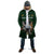 Custom Rugby Southern Hemisphere Cloak Argentina AUNZ South Africa Mascot Green - Wonder Print Shop