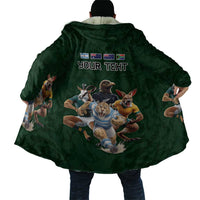 Custom Rugby Southern Hemisphere Cloak Argentina AUNZ South Africa Mascot Green - Wonder Print Shop