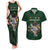 Custom Rugby Southern Hemisphere Couples Matching Tank Maxi Dress and Hawaiian Shirt Argentina AUNZ South Africa Mascot Green - Wonder Print Shop