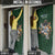 Custom Rugby Southern Hemisphere Door Cover Argentina AUNZ South Africa Mascot Green - Wonder Print Shop