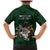 Custom Rugby Southern Hemisphere Family Matching Mermaid Dress and Hawaiian Shirt Argentina AUNZ South Africa Mascot Green - Wonder Print Shop
