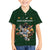 Custom Rugby Southern Hemisphere Family Matching Short Sleeve Bodycon Dress and Hawaiian Shirt Argentina AUNZ South Africa Mascot Green - Wonder Print Shop