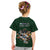 Custom Rugby Southern Hemisphere Kid T Shirt Argentina AUNZ South Africa Mascot Green - Wonder Print Shop