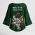 Custom Rugby Southern Hemisphere Kimono Sleeve Blouse Argentina AUNZ South Africa Mascot Green - Wonder Print Shop