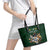 Custom Rugby Southern Hemisphere Leather Tote Bag Argentina AUNZ South Africa Mascot Green - Wonder Print Shop