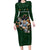 Custom Rugby Southern Hemisphere Long Sleeve Bodycon Dress Argentina AUNZ South Africa Mascot Green - Wonder Print Shop