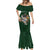 Custom Rugby Southern Hemisphere Mermaid Dress Argentina AUNZ South Africa Mascot Green - Wonder Print Shop