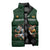 Custom Rugby Southern Hemisphere Sleeveless Puffer Jacket Argentina AUNZ South Africa Mascot Green - Wonder Print Shop
