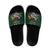 Custom Rugby Southern Hemisphere Slide Sandals Argentina AUNZ South Africa Mascot Green - Wonder Print Shop