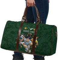 Custom Rugby Southern Hemisphere Travel Bag Argentina AUNZ South Africa Mascot Green - Wonder Print Shop