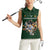 Custom Rugby Southern Hemisphere Women Sleeveless Polo Shirt Argentina AUNZ South Africa Mascot Green - Wonder Print Shop