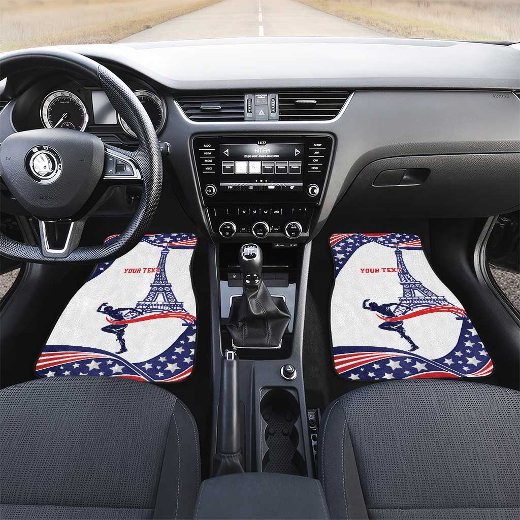 Personalized USA Athletics Car Mats One For All Summer Sport LT9 - Wonder Print Shop