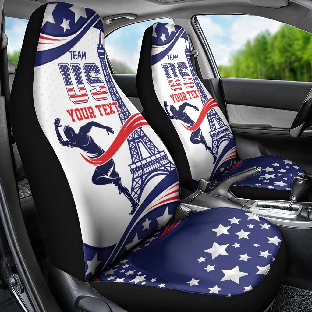 Personalized USA Athletics Car Seat Cover One For All Summer Sport LT9 - Wonder Print Shop