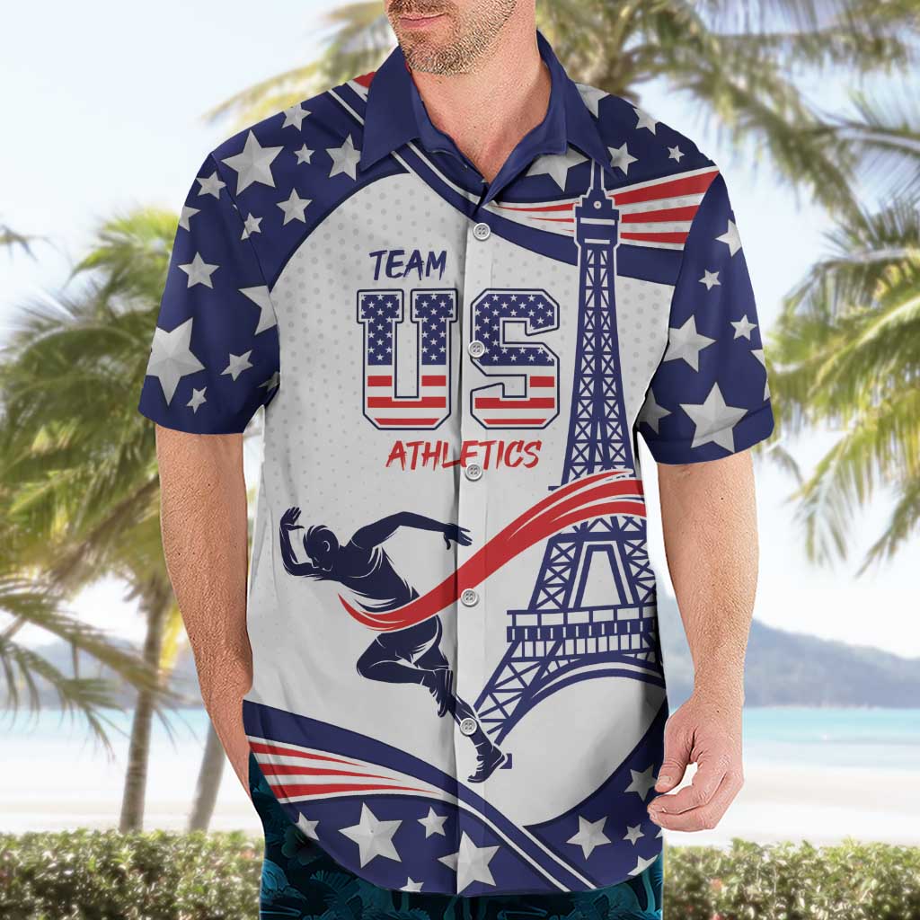Personalized USA Athletics Hawaiian Shirt One For All Summer Sport - Wonder Print Shop