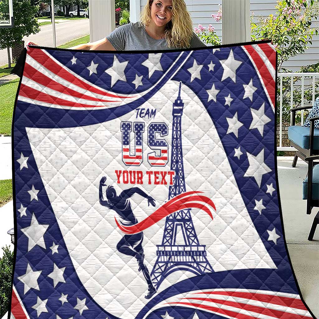 Personalized USA Athletics Quilt One For All Summer Sport - Wonder Print Shop