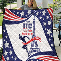 Personalized USA Athletics Quilt One For All Summer Sport - Wonder Print Shop