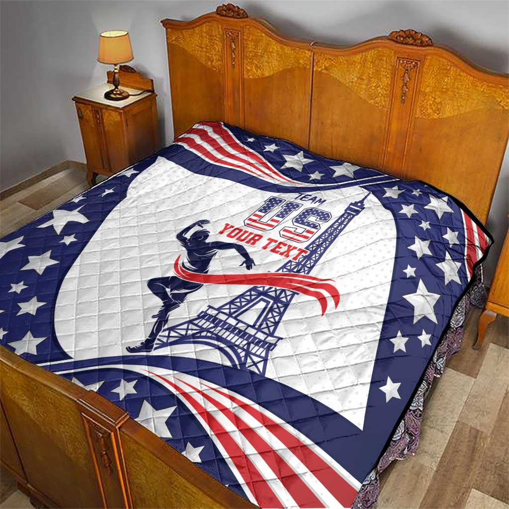 Personalized USA Athletics Quilt One For All Summer Sport - Wonder Print Shop