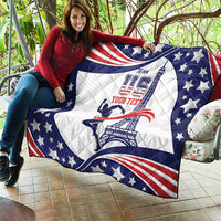 Personalized USA Athletics Quilt One For All Summer Sport - Wonder Print Shop