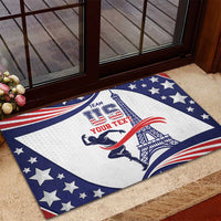 Personalized USA Athletics Rubber Doormat One For All Summer Sport - Wonder Print Shop