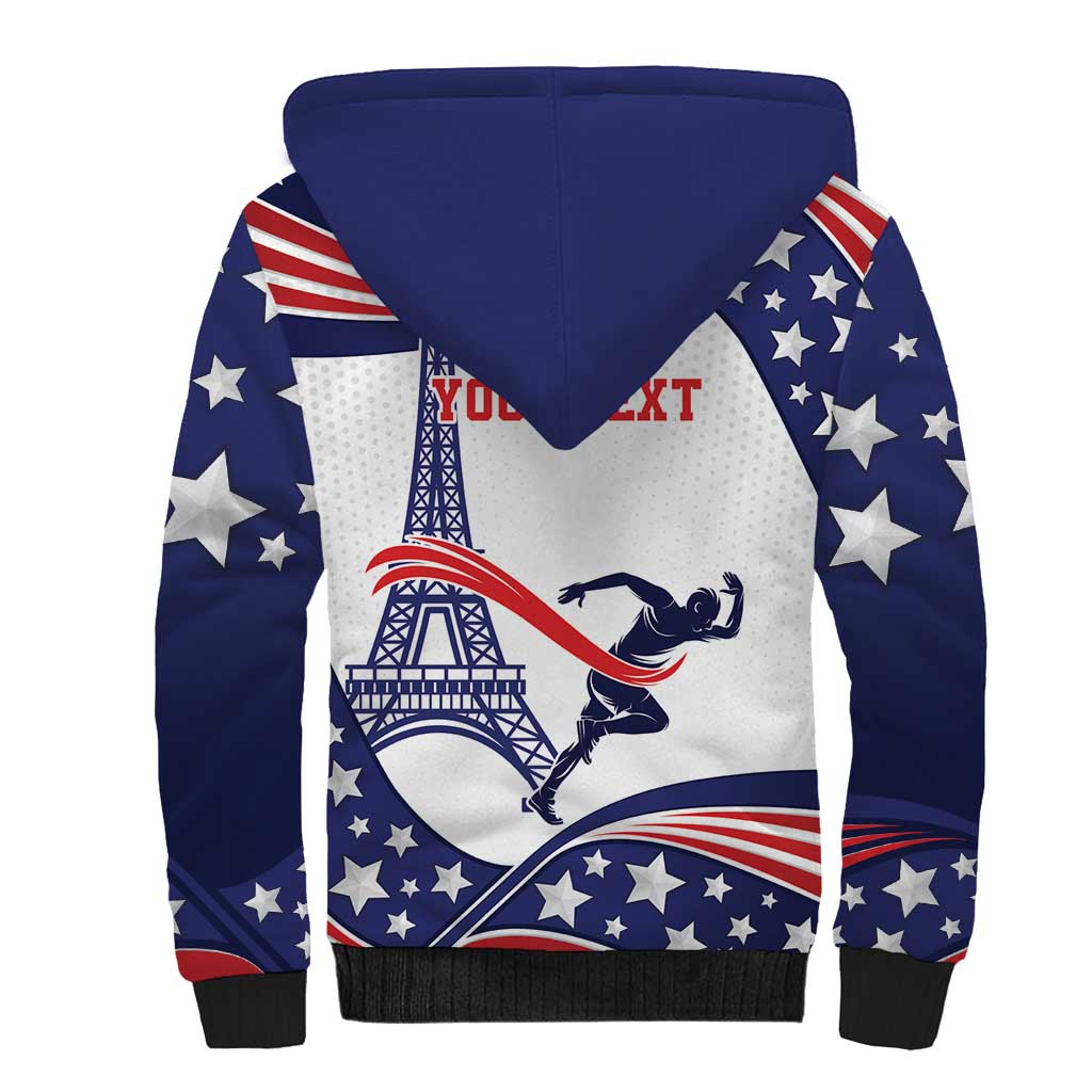 Personalized USA Athletics Sherpa Hoodie One For All Summer Sport - Wonder Print Shop