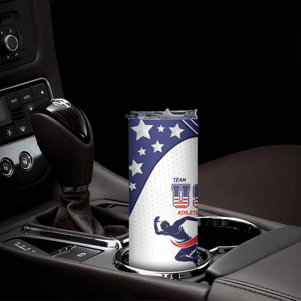 Personalized USA Athletics Skinny Tumbler One For All Summer Sport - Wonder Print Shop
