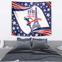 Personalized USA Athletics Tapestry One For All Summer Sport - Wonder Print Shop
