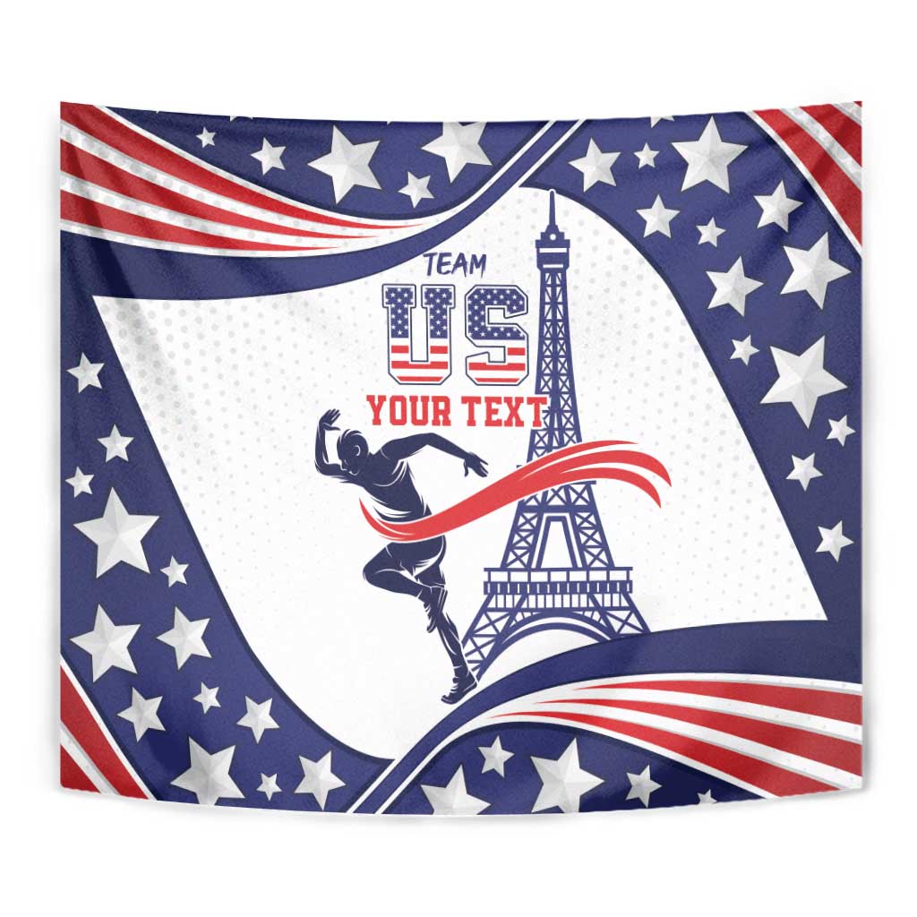Personalized USA Athletics Tapestry One For All Summer Sport - Wonder Print Shop