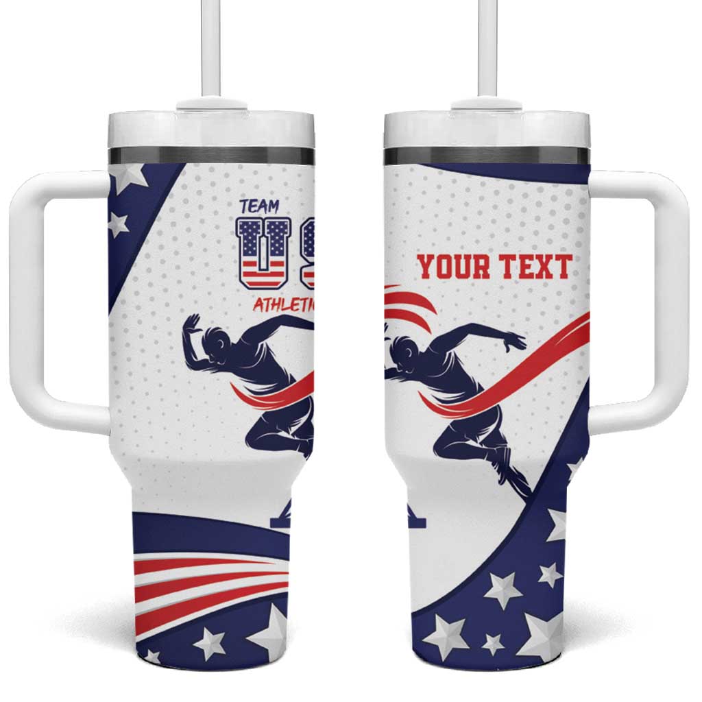 Personalized USA Athletics Tumbler With Handle One For All Summer Sport - Wonder Print Shop
