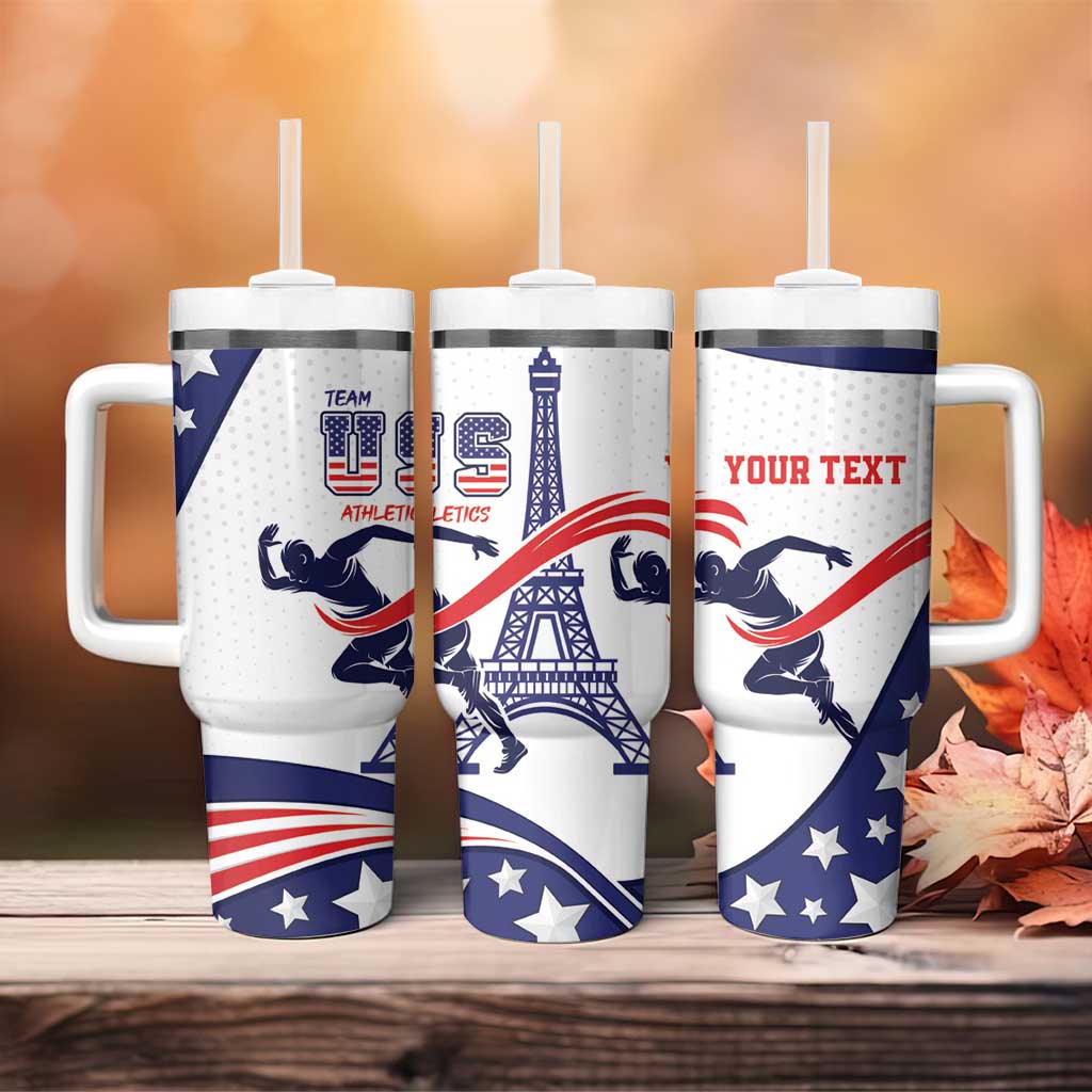 Personalized USA Athletics Tumbler With Handle One For All Summer Sport - Wonder Print Shop
