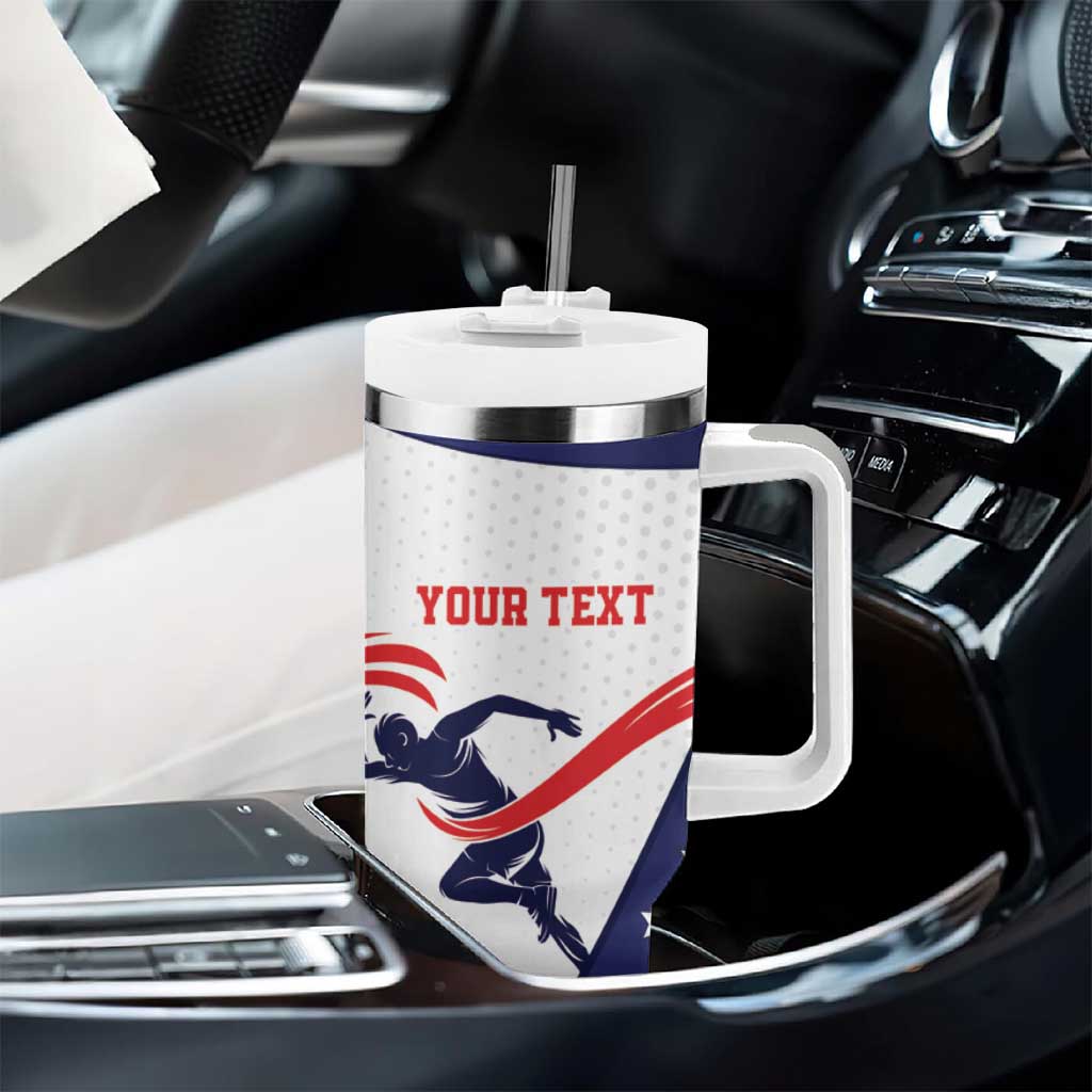 Personalized USA Athletics Tumbler With Handle One For All Summer Sport - Wonder Print Shop