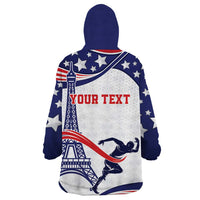 Personalized USA Athletics Wearable Blanket Hoodie One For All Summer Sport - Wonder Print Shop