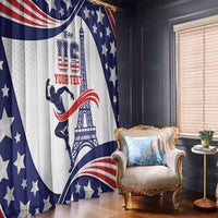Personalized USA Athletics Window Curtain One For All Summer Sport - Wonder Print Shop