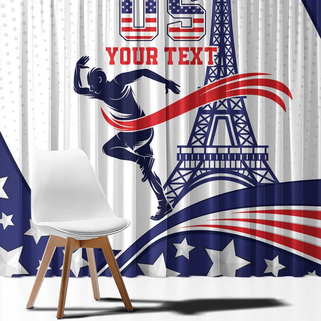 Personalized USA Athletics Window Curtain One For All Summer Sport - Wonder Print Shop