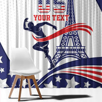 Personalized USA Athletics Window Curtain One For All Summer Sport - Wonder Print Shop