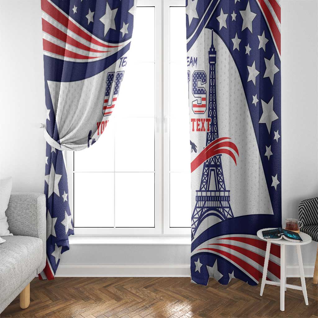Personalized USA Athletics Window Curtain One For All Summer Sport - Wonder Print Shop